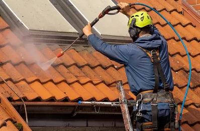 Démoussage et hydrofuge de toiture à Clayeures